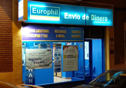 Foto EUROPHIL Zona Villaverde Bajo - Envío de Dinero - Oficina de Cambio de Divisas - Change Dollar