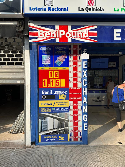 Foto BeniPound EXCHANGE/ BeniLuggage STORAGE